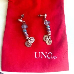 Uno de 50 earrings. Rare